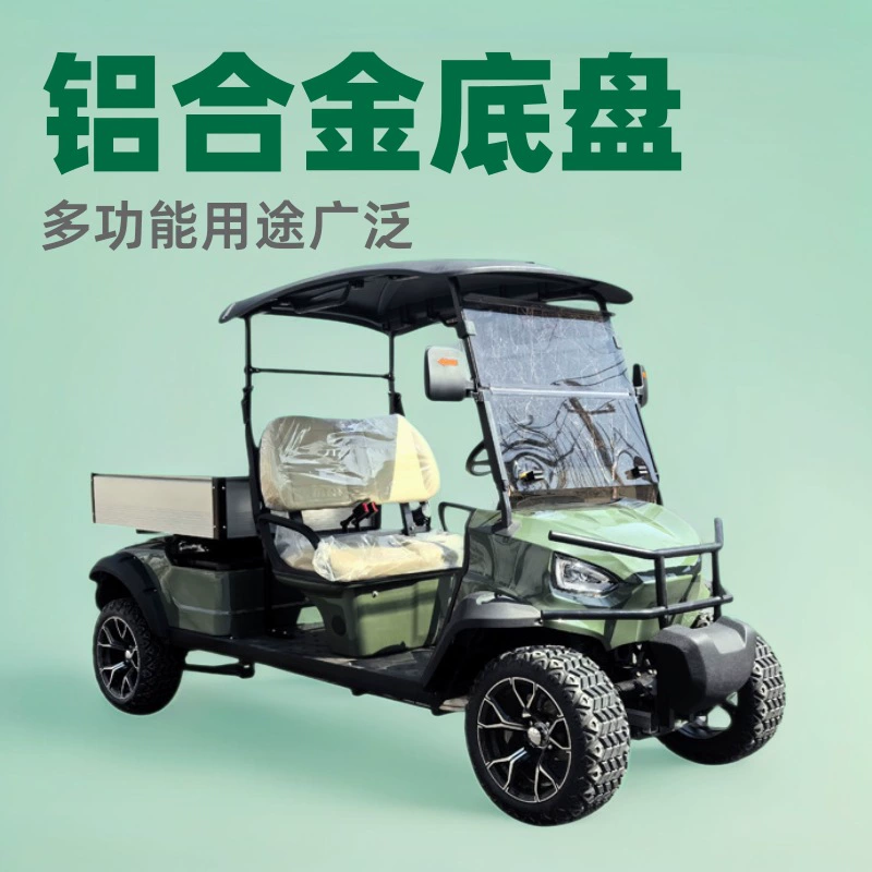 Двухместный электрический гольф-кар для туристических объектов, ресепшена отеля, шаттл-сервиса, патрулирования объектов, внедорожный гольф-кар