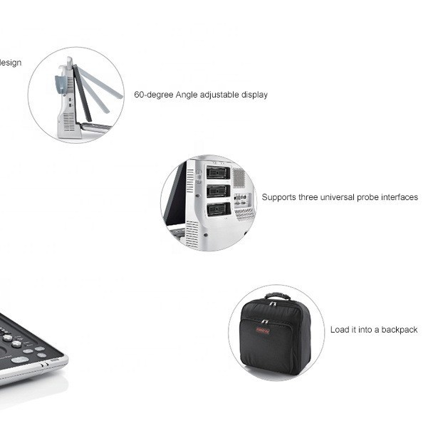 Mindray Z50 Imagen 3D/4d Color Doppler Ultrasonido de diagnóstico en la clínica del hospital