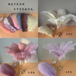 厂家现货30-45cm优质鸵鸟毛羽毛饰品发箍鸵鸟羽毛台灯花店DIY羽毛