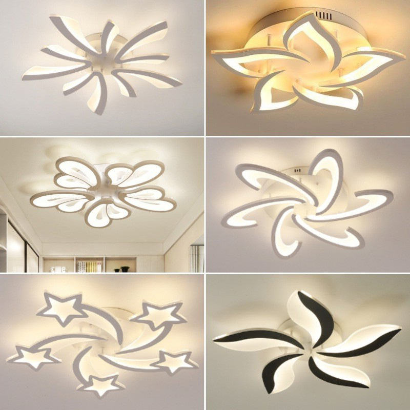 Cross-border led creative ceiling lamp living room lamp bedroom lamp household simple modern atmosphere personality acrylic lamps Cross-border led creative ceiling lamp living room lamp bedroom lamp household simple modern atmosphere personality acrylic lamps