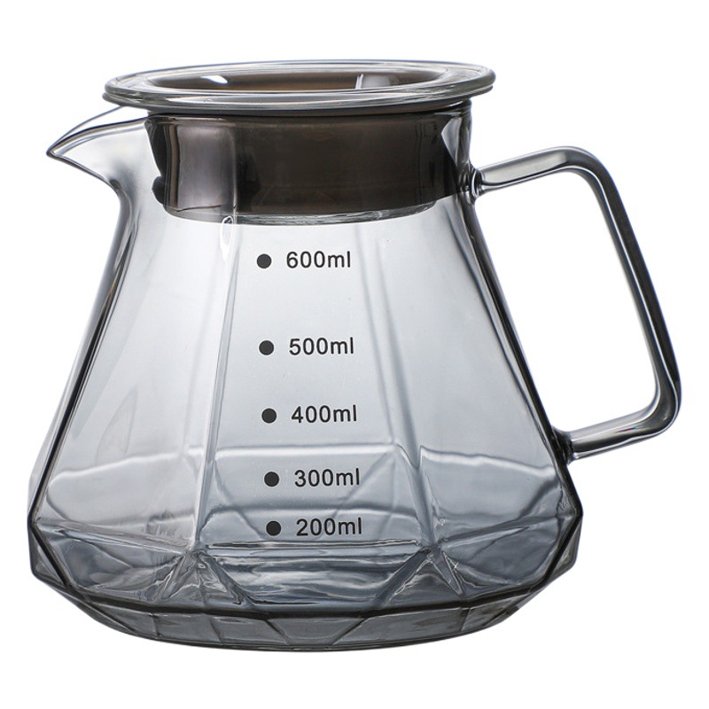 Hand-made glass coffee sharing pot cloud pot coffee filter cup cold extraction Cup American drip pot coffee pot suit