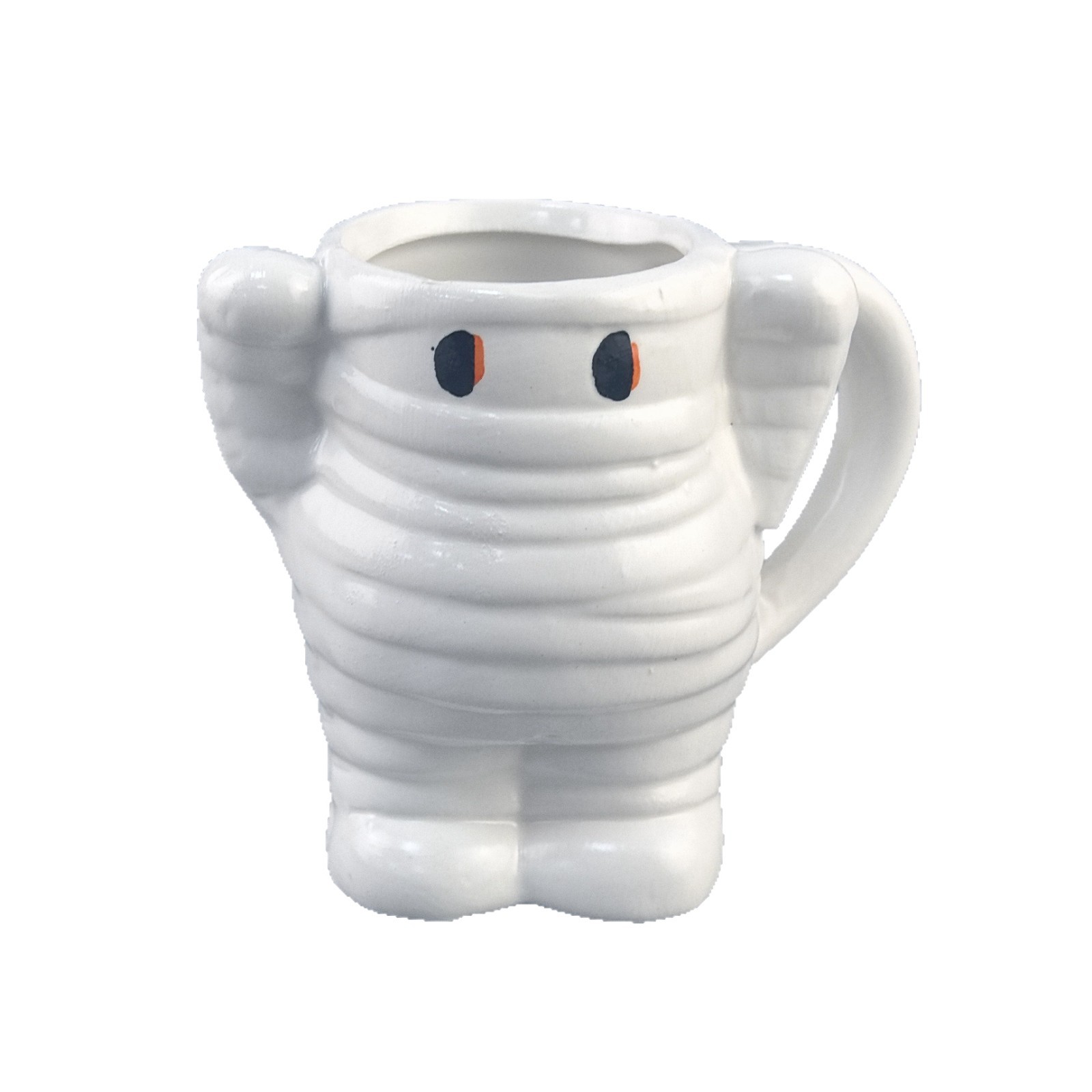 Momia transfronteriza de Halloween Taza de cerámica en forma de fantasma Taza de cerámica Taza de marquesina creativa personalizada a mano