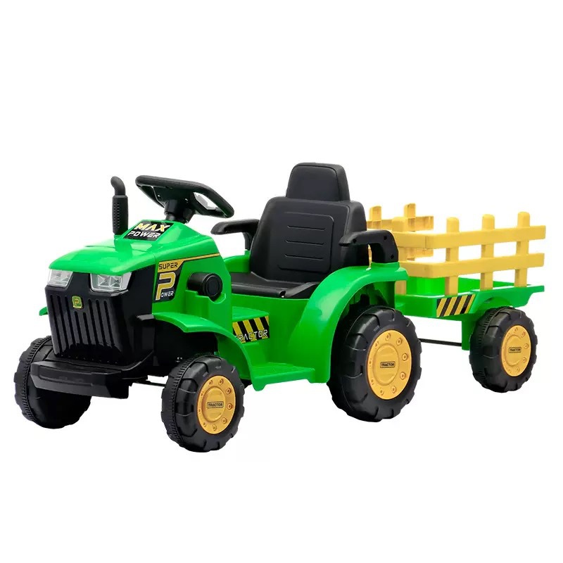 Simulación transfronteriza niño de 1 - 6 años de edad puede sentarse juguete de tamaño grande control remoto con cucharón tractor eléctrico coche de juguete para niños image 9