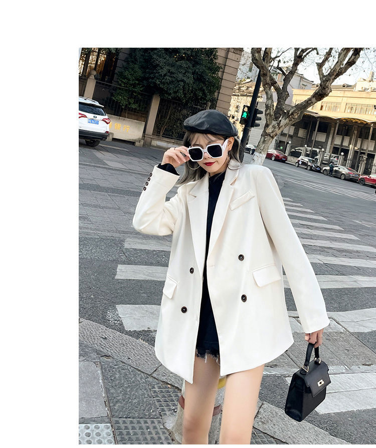 British Style Women's Blazer Jacket High-end Casual Fashion Coat_voghion.com