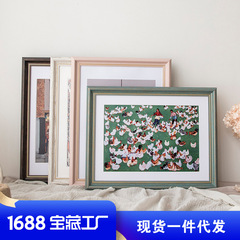 大額縁アメリカレトロフレームフォトフレーム掛け壁20インチ16インチ18インチ4開き8k a 3油絵フレーム表装