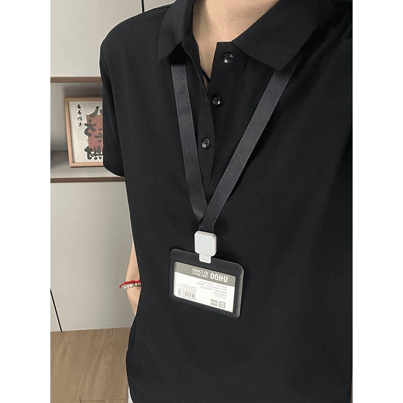 Pure Black Short-Sleeve Polo Shirt for Men, Stylish and Cool, Summer American-Style High-End Feel, Heavy-Duty Turn-Down Collar, Regular Shoulder Fit, Five-Quarter Sleeves Pure Black Short-Sleeve Polo Shirt for Men, Stylish and Cool, Summer American-Style High-End Feel, Heavy-Duty Turn-Down Collar, Regular Shoulder Fit, Five-Quarter Sleeves