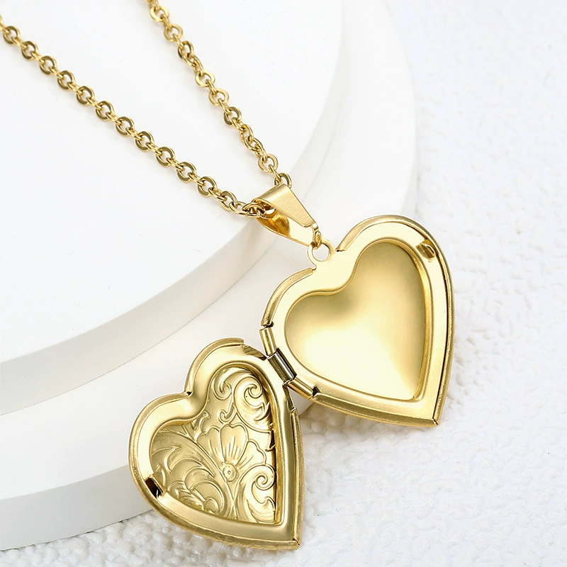 Brand trend fashionable pendant, necklace, accessory stainless steel, Korean style, simple and elegant design
