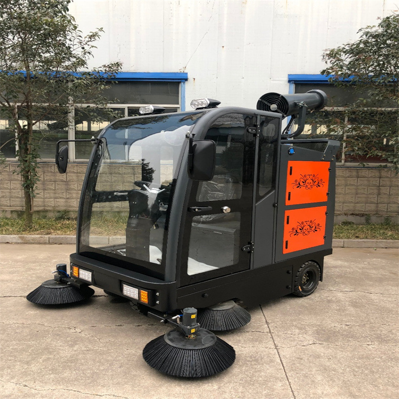 环卫2200型 工厂石子灰尘扫路设备 扫路机 高压雾炮 自动洗扫车