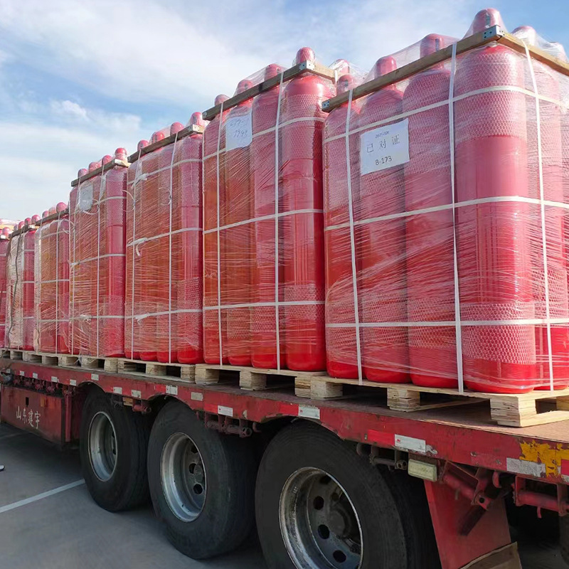 90升消防瓶Φ279-17.2Mpa-90L无缝钢瓶IG541二氧化碳高压无缝钢瓶