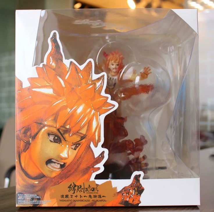 Naruto Susanoo zero flame Naruto Minato Kakashi bond figure