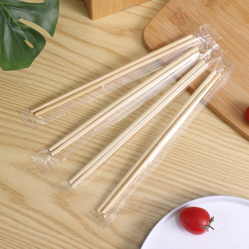 Disposable chopsticks round-tipped bamboo chopsticks takeout chopsticks for fast food and snacks convenient bamboo chopsticks for packing hygiene hot pot chopsticks