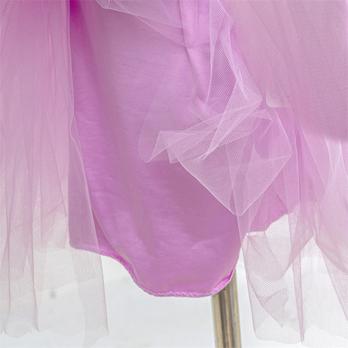 Children's performance costume for girls, princess dress with flashing lights and glowing butterfly wings, handmade tutu dress for June 1st performance.