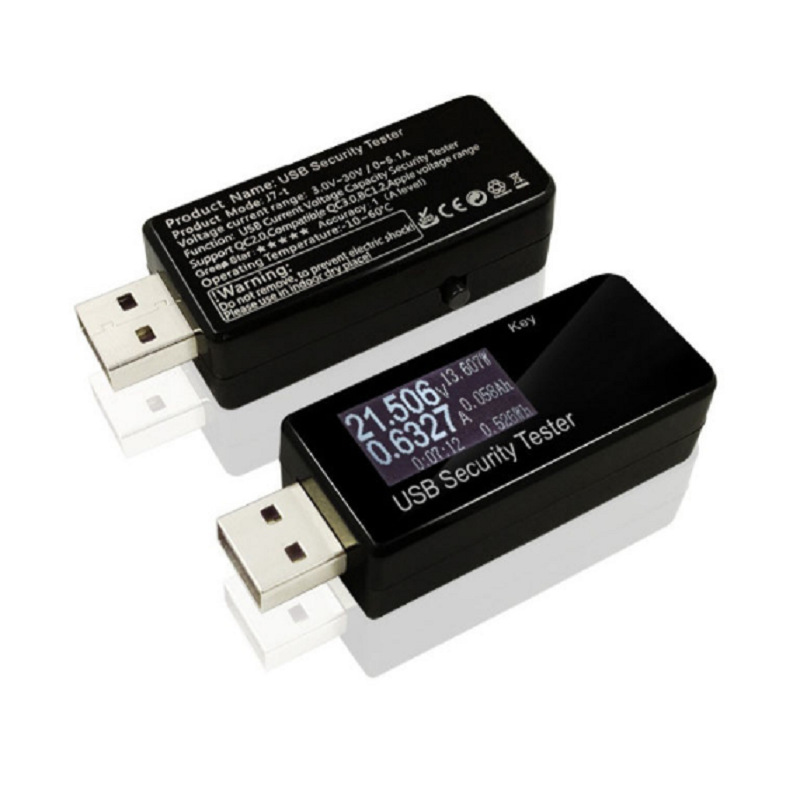 USB数字电压电流检测仪 多功能直流电源数显表充电池功率测试仪器