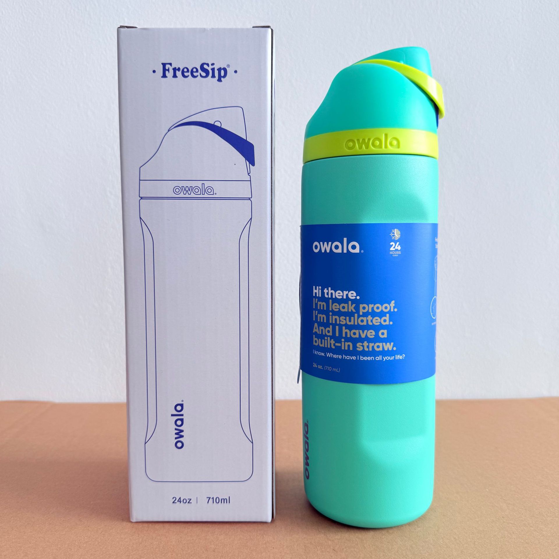 Owala en stock de gran capacidad portátil hervidor de agua al aire libre para hombres tazas de agua caliente de moda para mujeres tazas de fruta deportivas al por mayor
