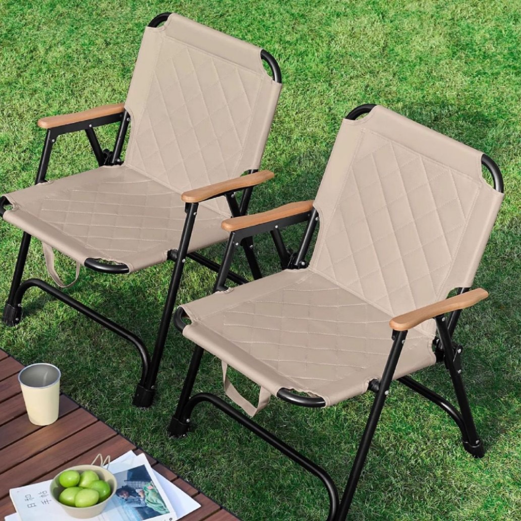 Outdoor Folding Chair New Portable Quilted Kermit Chair Outdoor Picnic Seat Fishing Chair Camping Beach