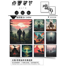 游戏系列最终幻想/心灵杀手动漫插图海报艺术图片家居装饰无框