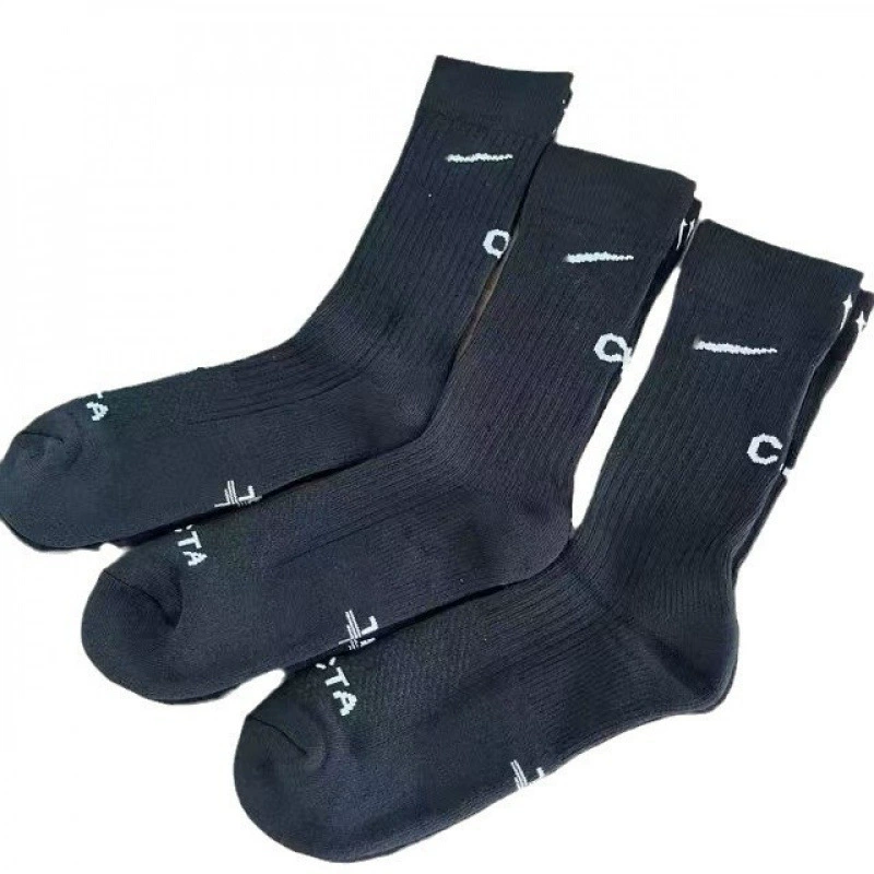 High boots, trend socks, with embroidery, for running