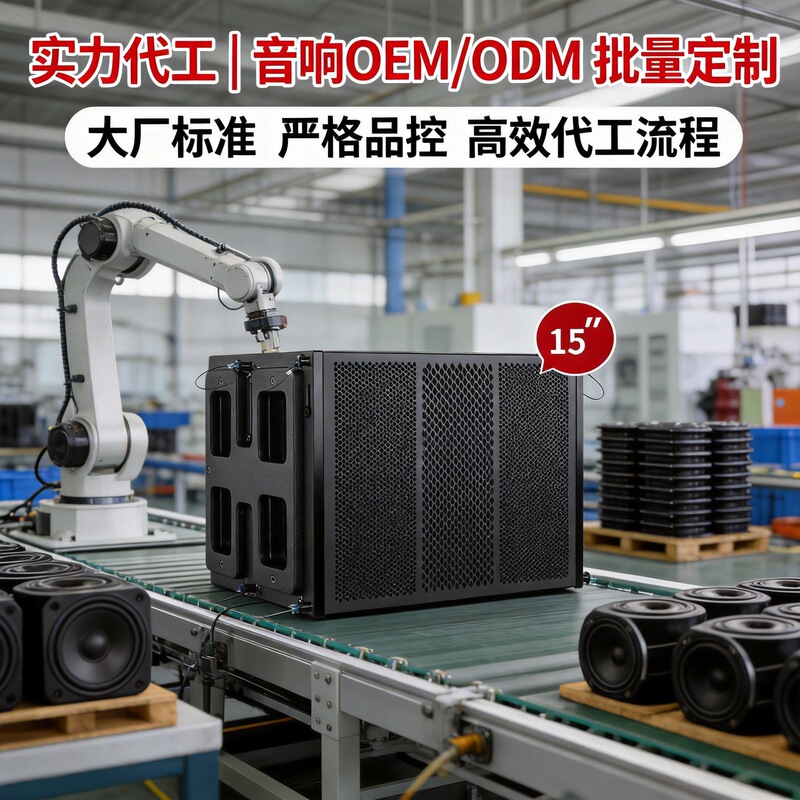15-Inch 2000W Line Array Subwoofer Outdoor Stage Professional Speaker Large Performance Line Array Low-Frequency Speaker