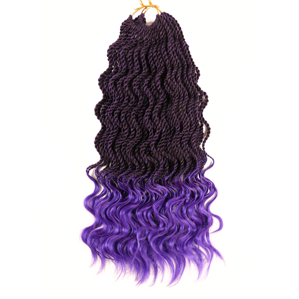 Chemical Fiber Two Strand Swallowtail Dreadlocks Crochet Hair Wig_voghion.com