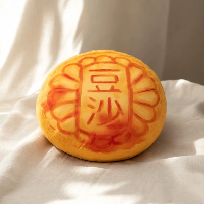 gift for company employees to show | Oyuncaq yastıqlar - red-bean-paste-mooncake-20cm