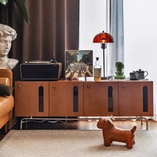 北欧实木电视柜简约客厅长柜地柜家用矮柜影视柜储物柜卧室斗柜