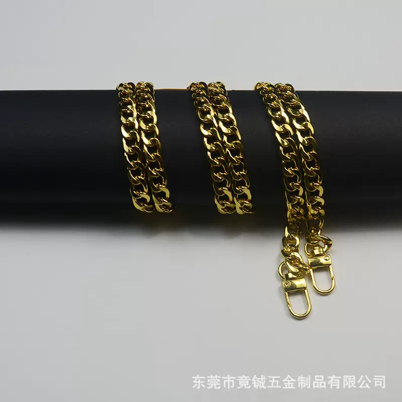 ins风链条时尚箱包配链电镀铁链铝链铜链NK链搭配裤链