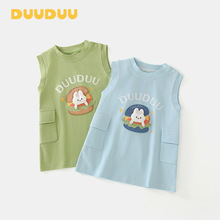 DUUDUU韩式风2025新款婴儿衣服夏款薄款童装女童连衣裙宝宝裙子