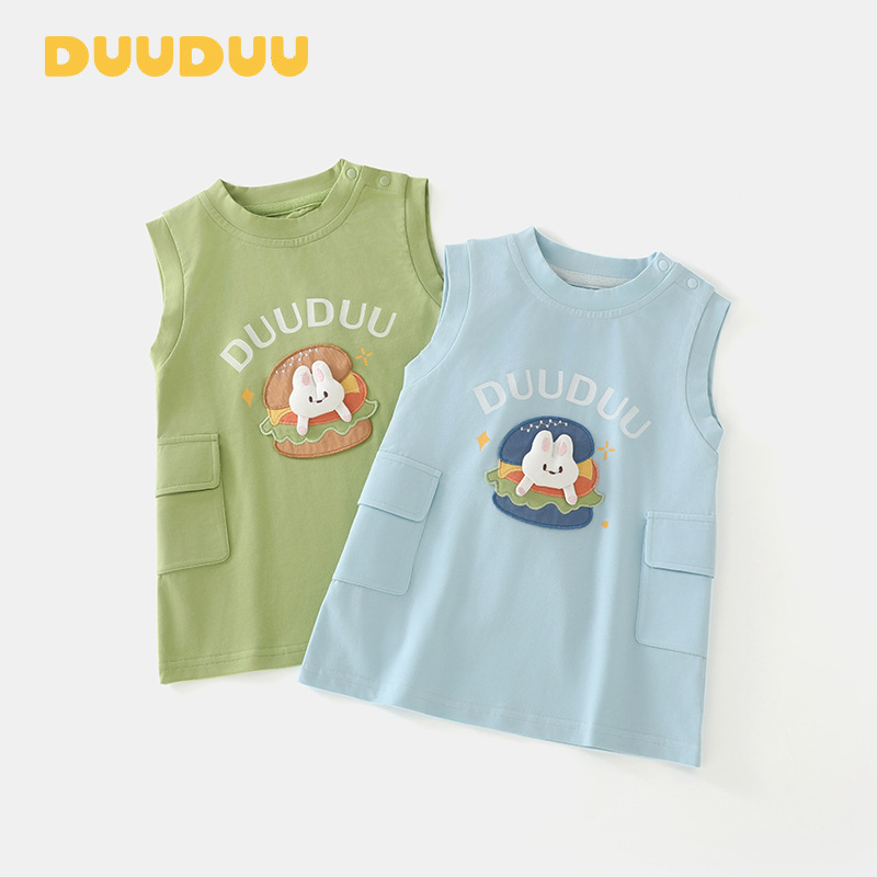 DUUDUU韩式风2025新款婴儿衣服夏款薄款童装女童连衣裙宝宝裙子