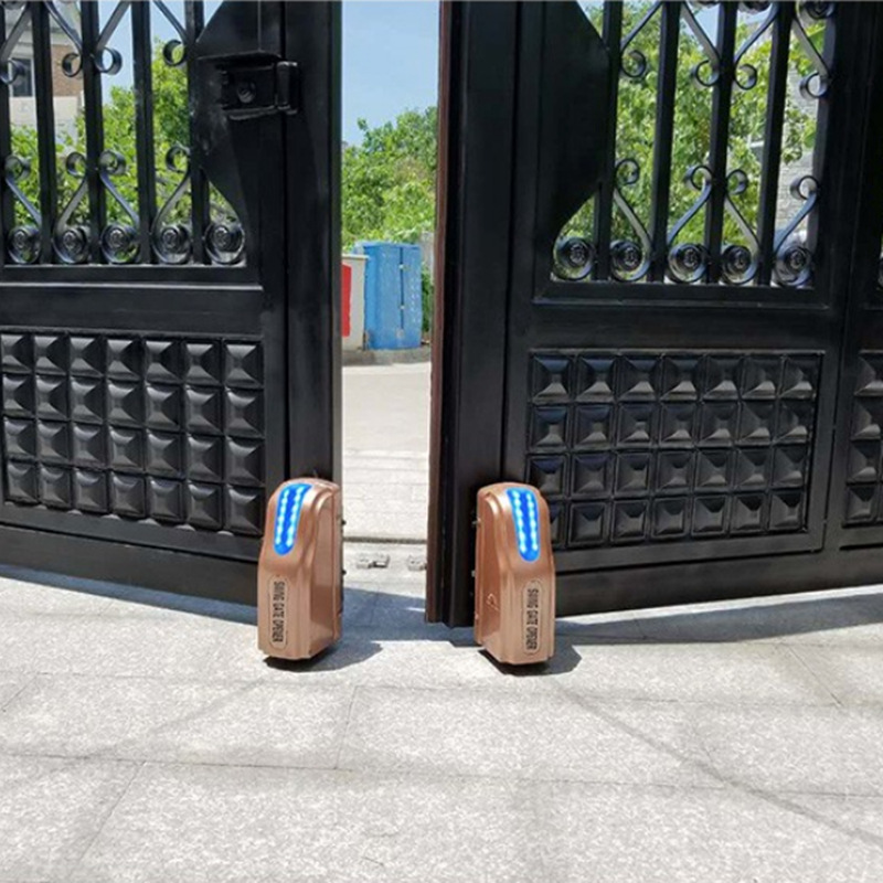 厂家直销八字平开电机智能遥控走轮式对开别墅大门电机