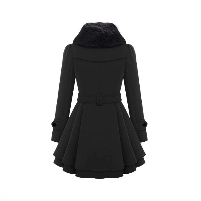 Шерстяное пальто, тренч, европейский стиль, Slim fit