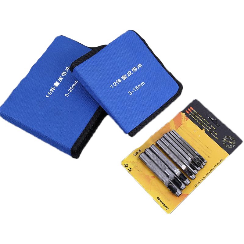 FUENTE de Fábrica en stock de cuero de BRICOLAJE punzón de la correa de punzón redondo Punch cinturón punzón