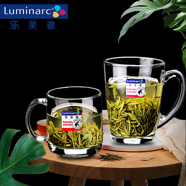 Le Meiya glass household water cup heat -resistant tea cup tempered…
