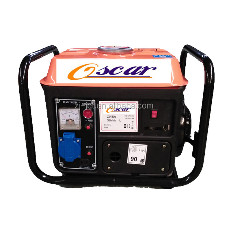 迷你汽油发电机800W应急发电电灯灯泡手机充电露营摆摊家庭备用