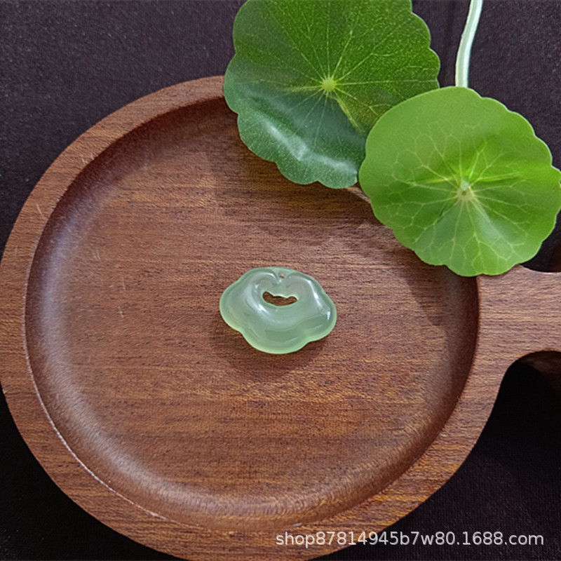 오일 시안 칼세도니 스몰 클라우드 락 네이키드 펜던트 (16*21mm)