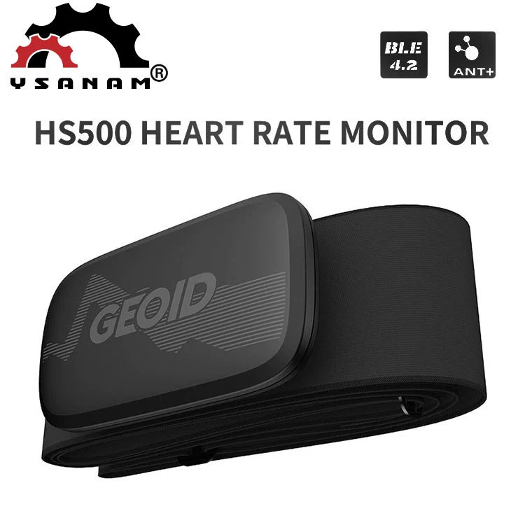 GEOID пульсометр Bluetooth ANT + Датчик нагрудного ремня селфи спидометр, совместимый с Wahoo Garmin