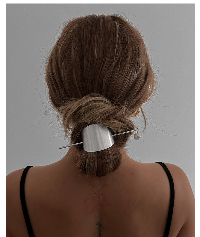 32g Weight Hair Sticks Hair Accessories Type 1 Piece Quantity Casual, Daily, Party Occasion Alloy Material Irregular Pattern Women's Gender Pearl, Plating Design IG Style Style Gold, Silver Color Women's IG Style Irregular Alloy Pearl Plating Hair Sticks 5