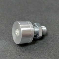 Ledの小さいスポットライトの外殻の1wのミニのスポットライトのセットの電球の項の乱視の部品の10mmの歯の竿の明かりの19mmの直径