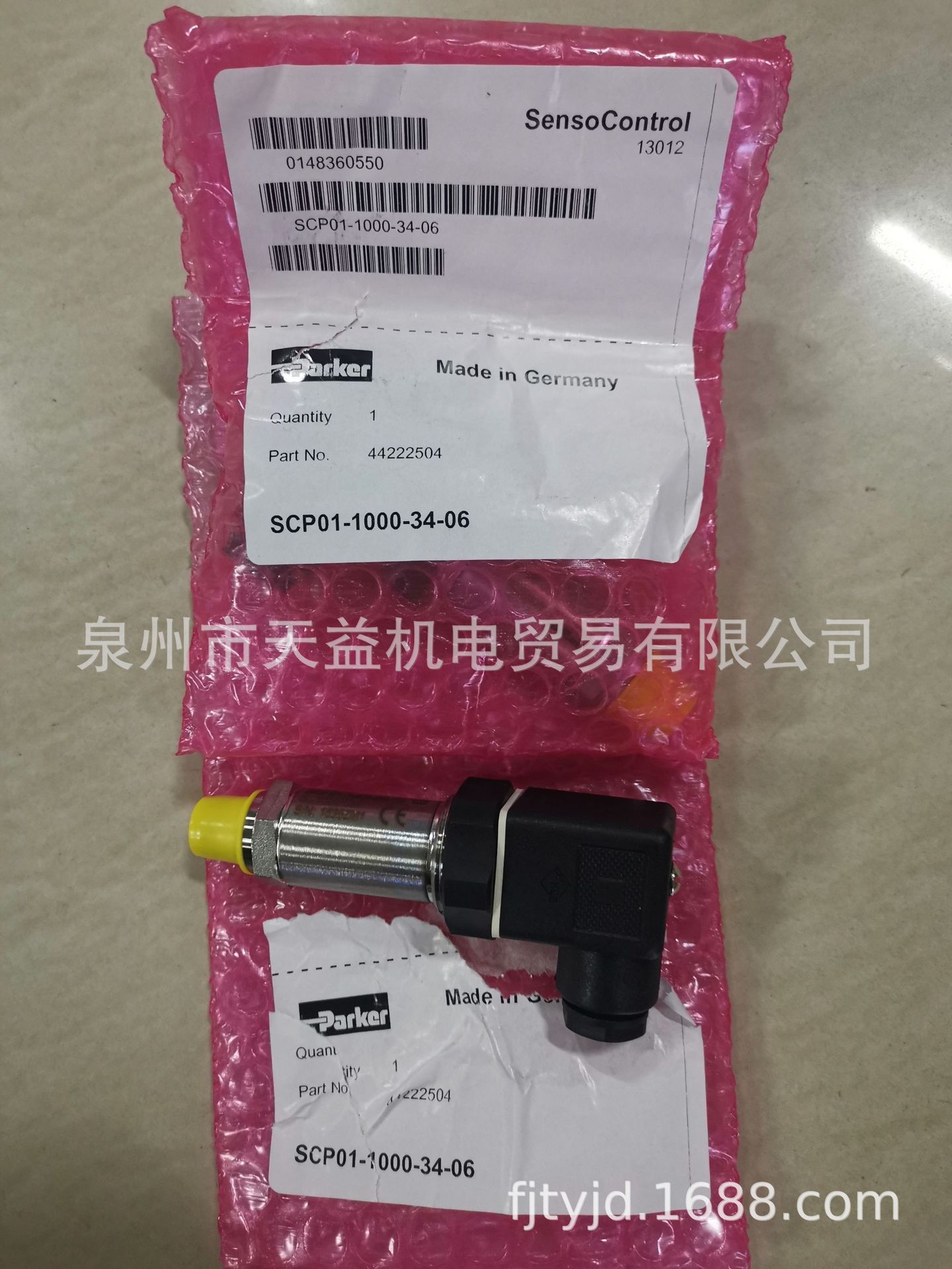SCP01-1000-34-06    派克压力传感器-天益机电供应液压气动