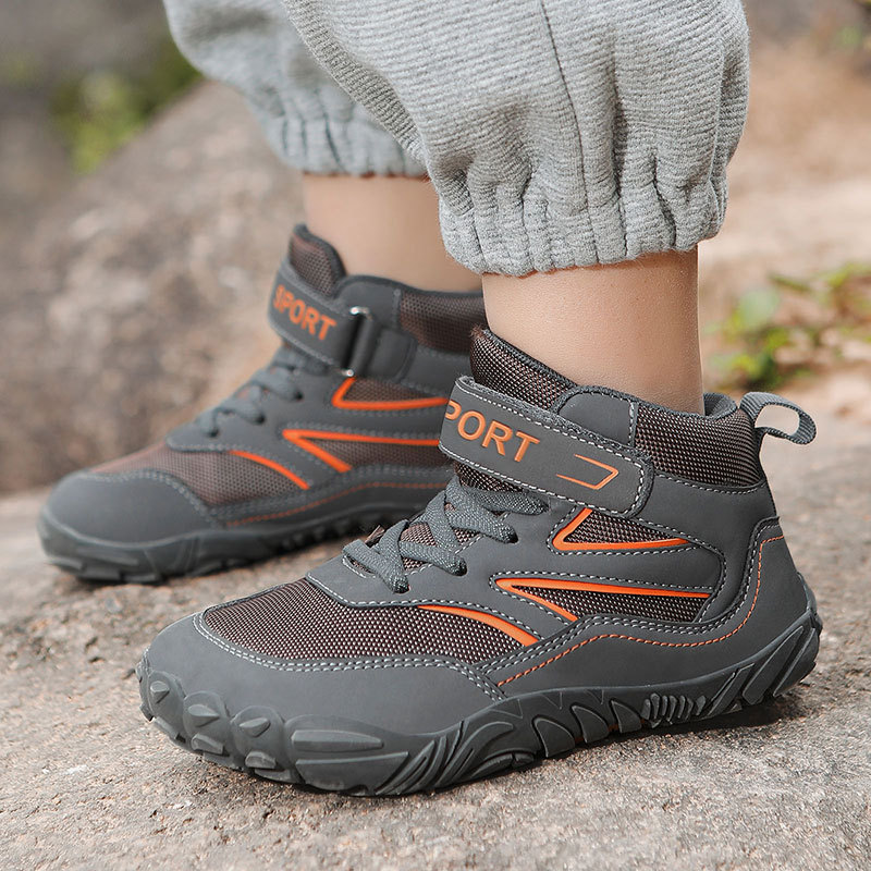 Cross-Border New Model Children's Outdoor Hiking Shoes, Casual Trendy Non-Slip Sports Shoes, Outdoor Climbing and Running Shoes for Older Children