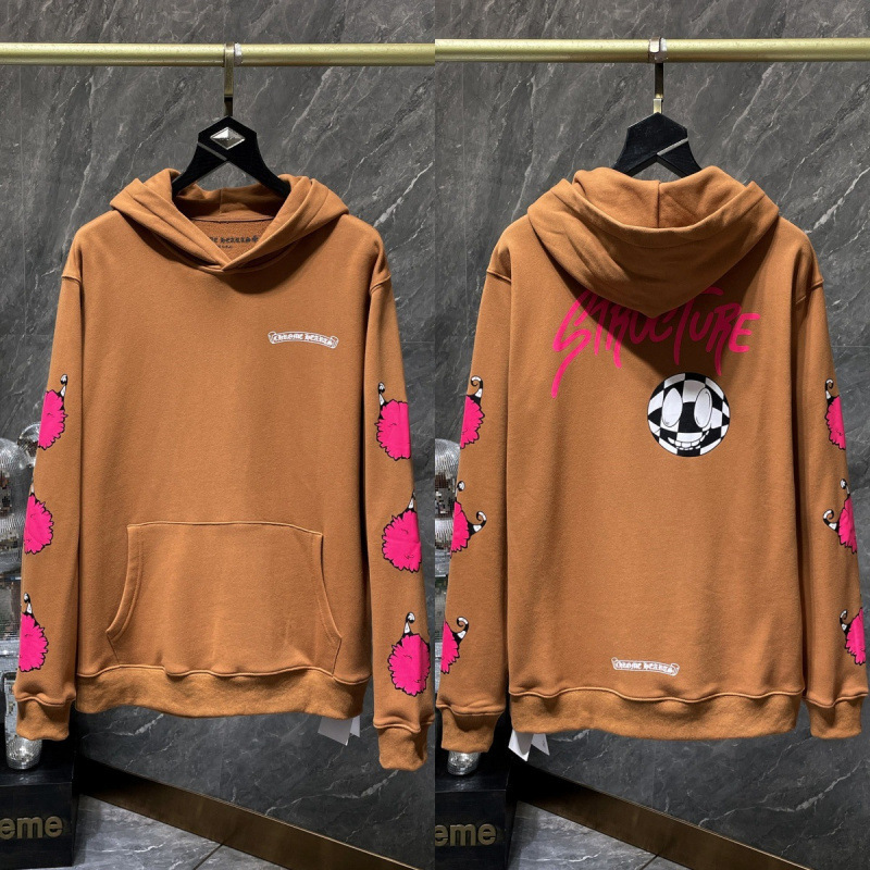 Chrome Heart Hoodie 克罗伈十字架连帽卫衣跨境宽松男女拉链帽衫|undefined