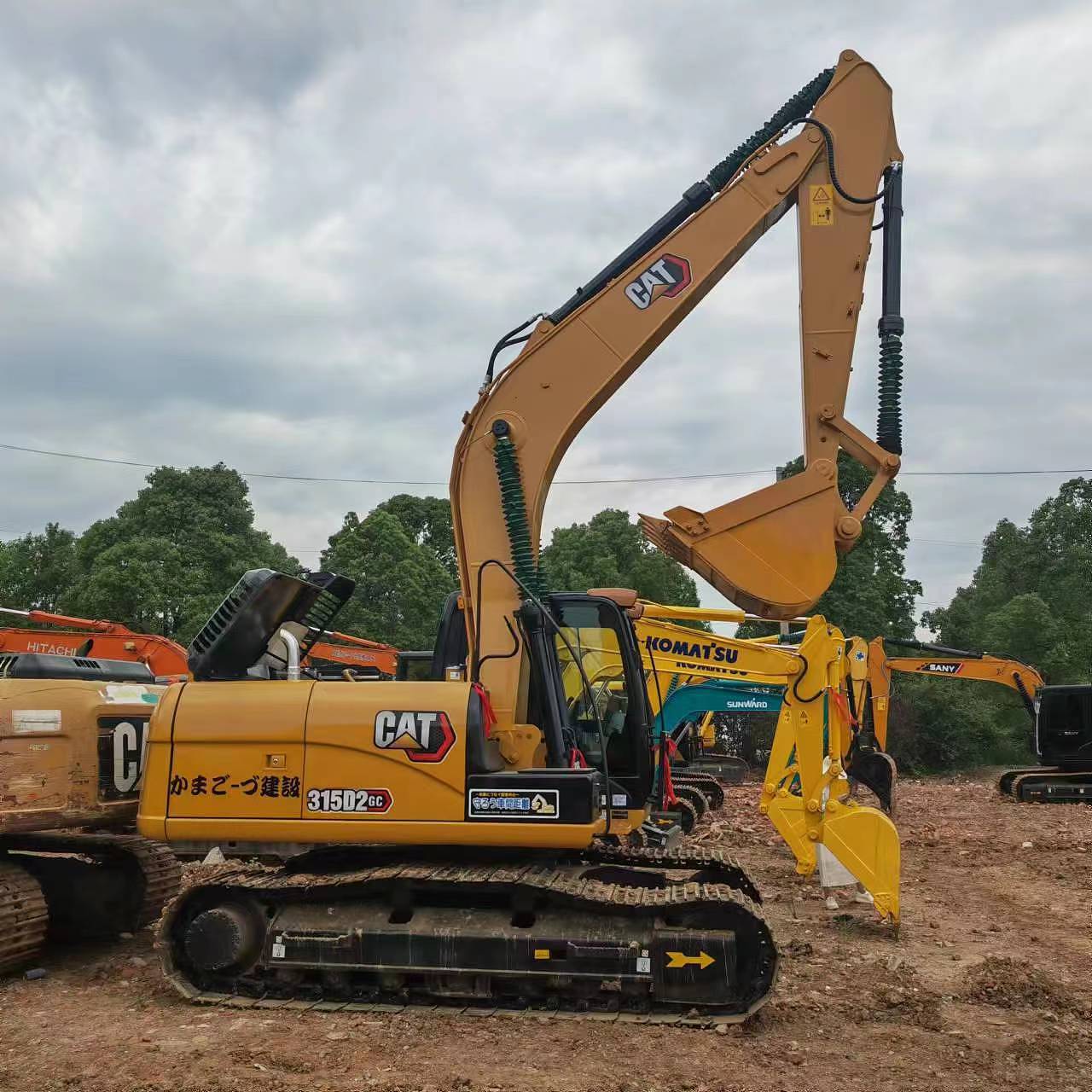 Excavadora Sany135 de segunda mano exportación de comercio exterior en Guangdong Guangzhou