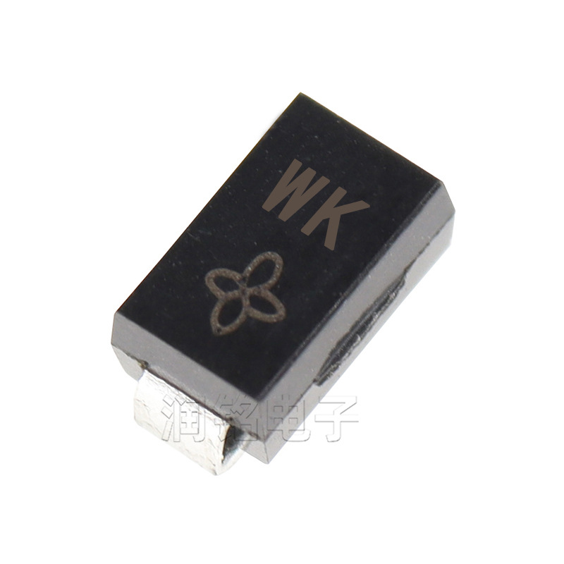 电路保护 SMAJ6.5CA SMA 丝印WK 双向 TVS瞬变二极管 DO-214AC