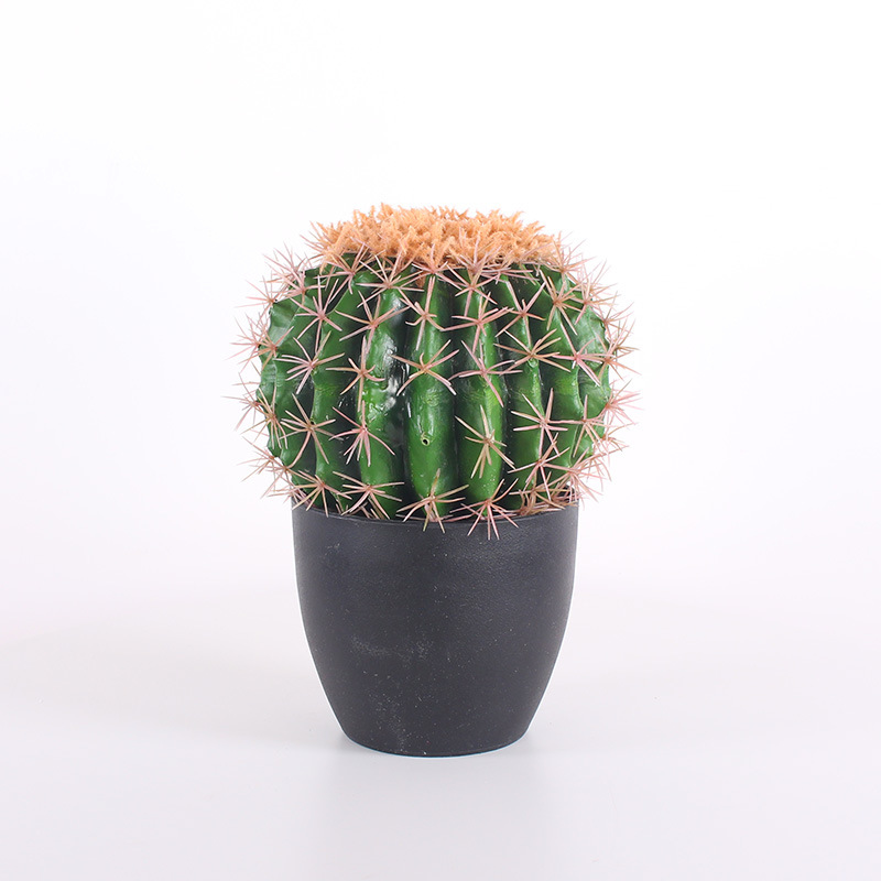 Planta tropical para paisajismo, columna de cactus de poliuretano, planta artificial grande en maceta, cactus de desierto, vara de medición decorativa. image 19