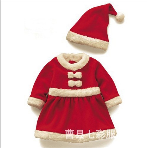Christmas children's Christmas costumes for boys and girls Christmas stage costumes gold velvet Christmas suit
