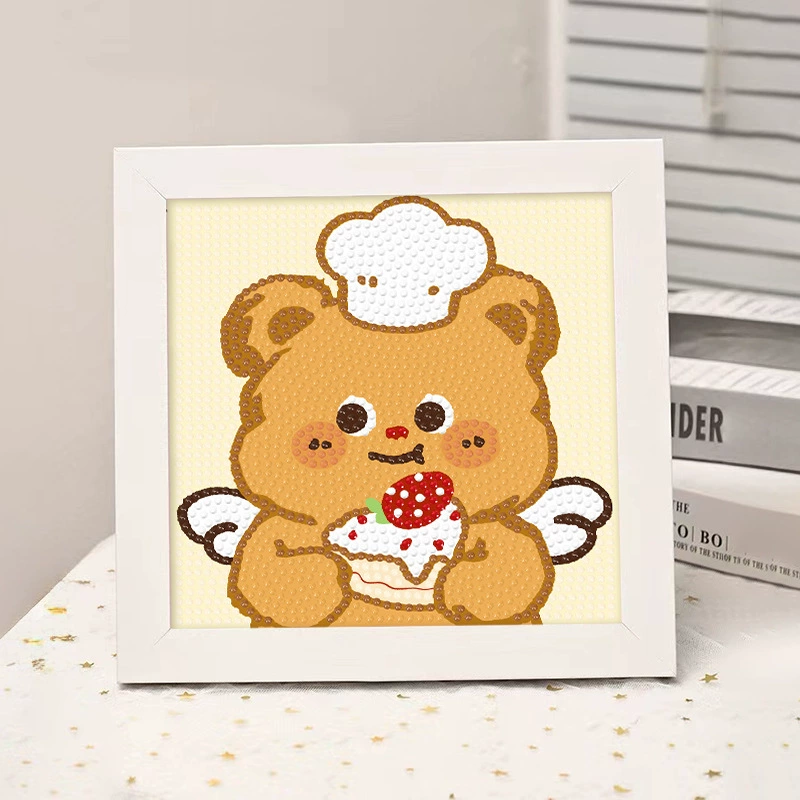 Набор для алмазной вышивки (Sanrio) Пикачу в раме, 17×17 см, комплект для полного стежка DIY