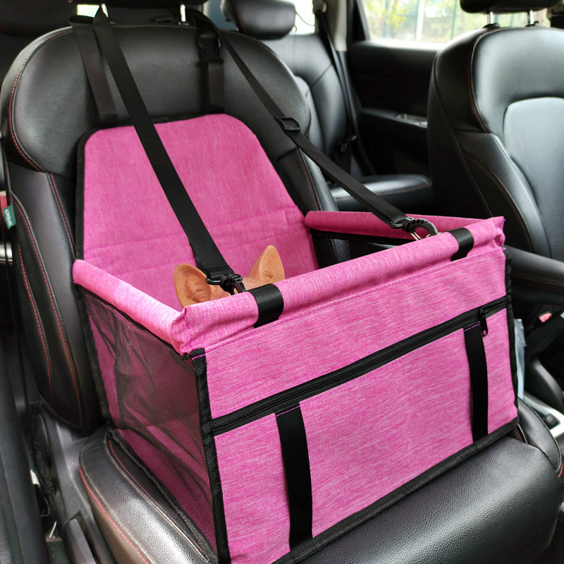 新款宠物车载包安全座椅网纱透气防脏包车垫大容量猫包狗包外出包详情19