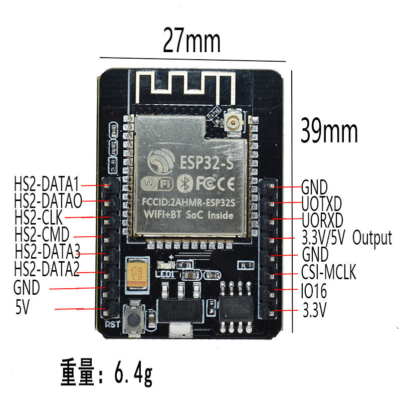 Esp32 cam開発ボードはov2640モジュールwifi + bluetoothモジュールを持っています|undefined