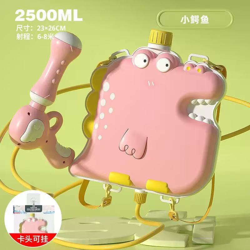 Mochila infantil juguetes de tiro de agua de playa de verano barraca eléctrica de cabello continuo pistola de rociador de agua al por mayor