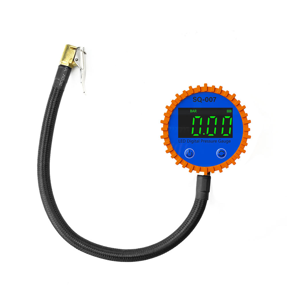 Tire Pressure Gauge Digital Display Pressure Meter Car Motorcycle Pressure Gauge Electronic Digital Display Large Screen Led Pressure Meter