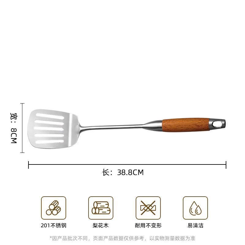 ステンレス製スパチュラ、食品グレードの調理用スパチュラ、調理用スパチュラ、スープスプーン、フライパンスパチュラ、キッチン用品、母子グレードの厚みのあるスパチュラ|undefined